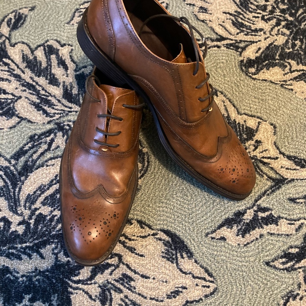 Gordon Rush Brown Leather Men's Oxfords